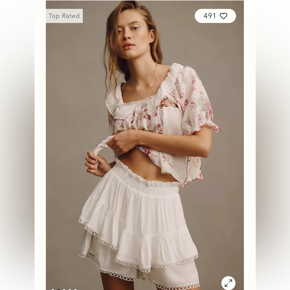 Bishop + young summer fling skort